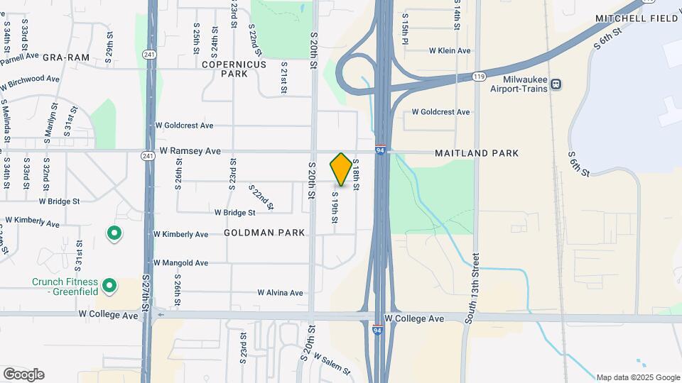 6016 S 19th St Map and Location Details