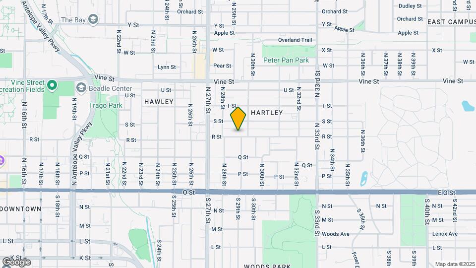 2846 R St Map and Location Details