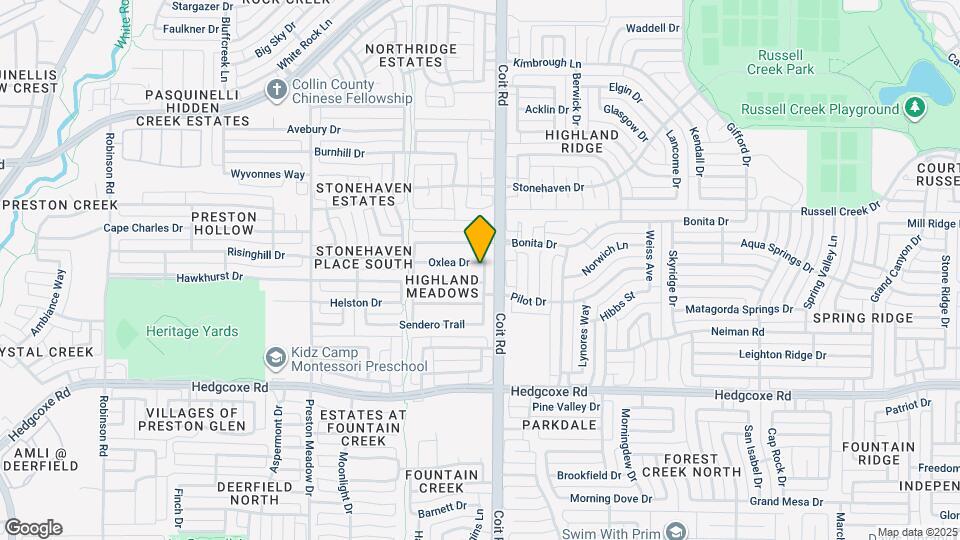 4008 Oxlea Dr Map and Location Details