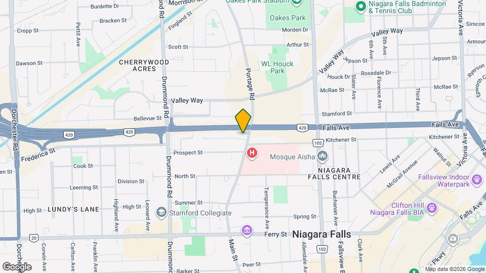 5881 Britannia Crescent Map and Location Details