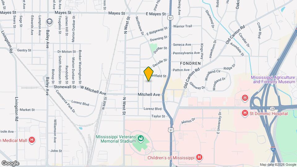 3045 Oxford Ave Map and Location Details