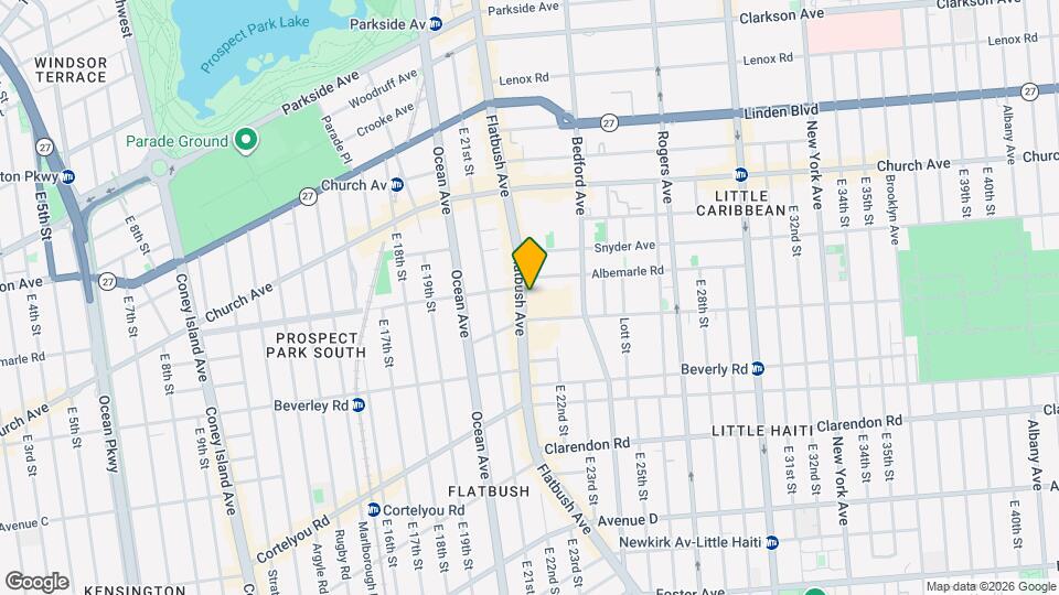 993 Flatbush Ave, Unit 3 Map and Location Details