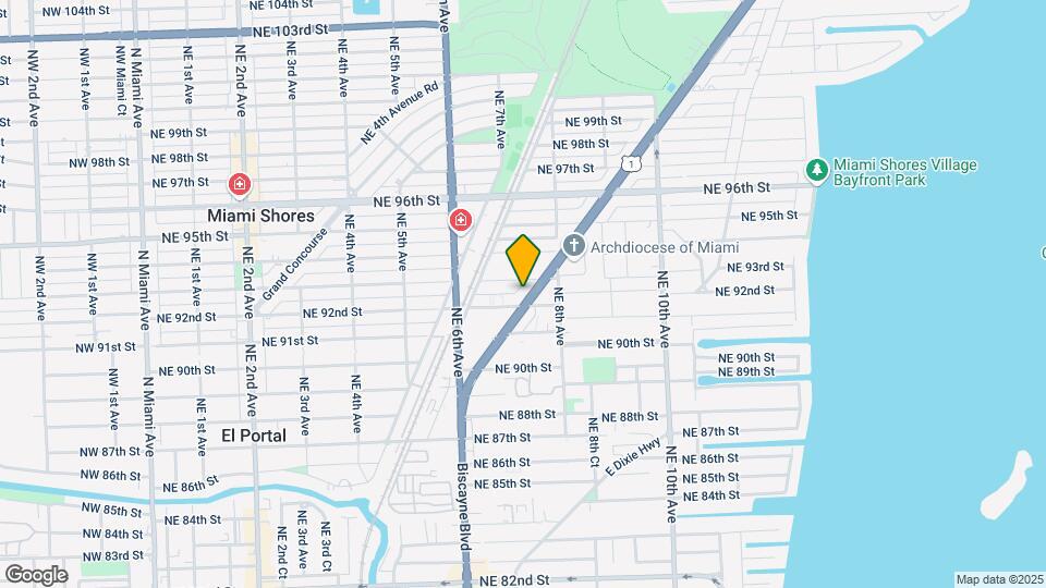 9220 Biscayne Blvd Map and Location Details