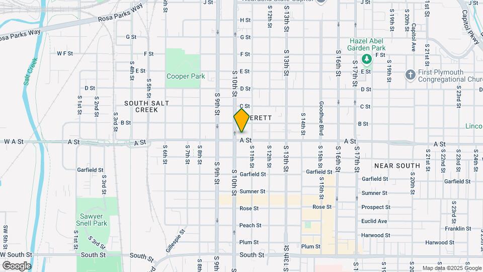1022 A St Mapa y Detalles de la Ubicación