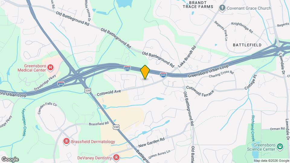 3710 Cotswold Ave, Unit P Map and Location Details