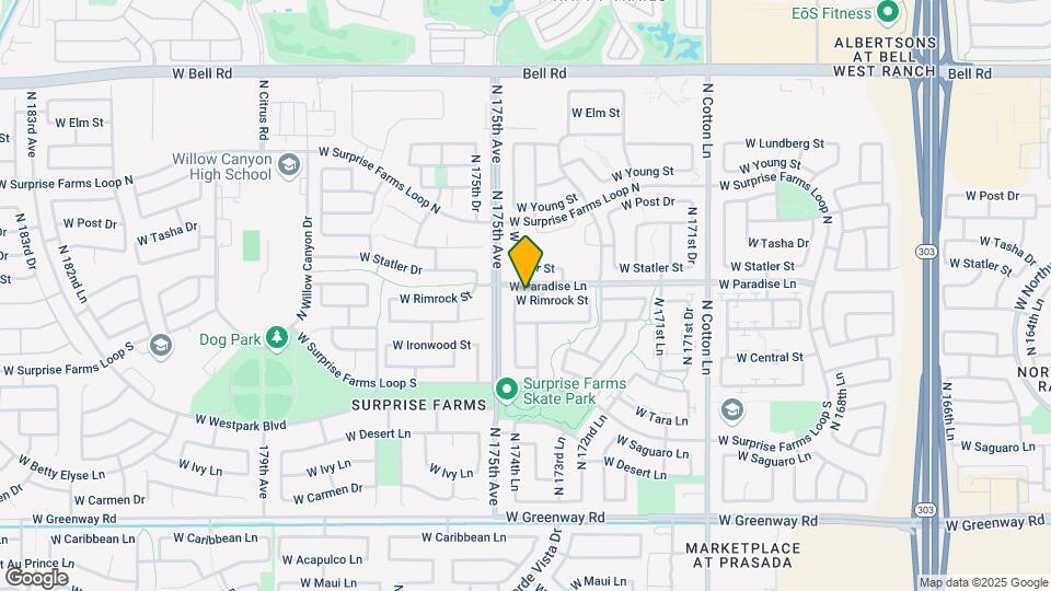 17424 W Rimrock St, Unit Guest Suite Map and Location Details
