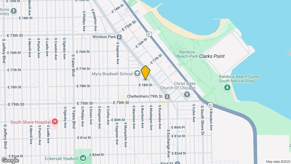 2822 E 78th St Map and Location Details