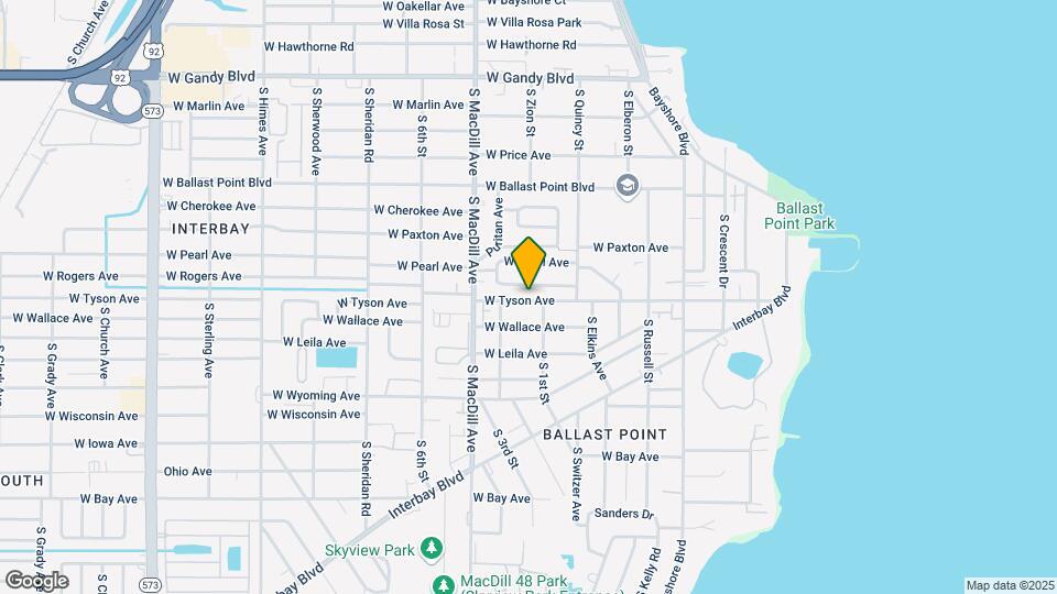 2907 W Tyson Ave Map and Location Details