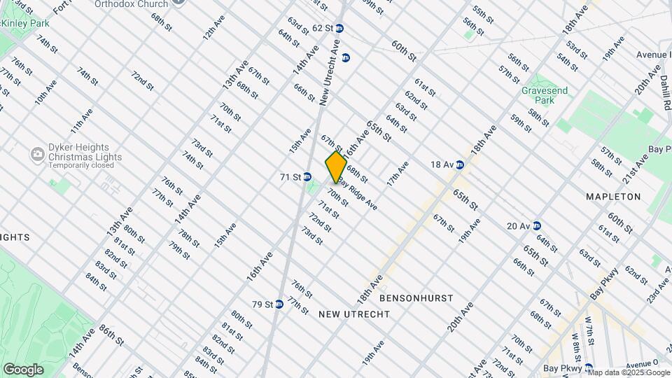1619 70th St Map and Location Details