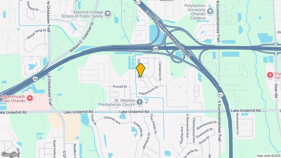 107 Cinnamon Dr Map and Location Details