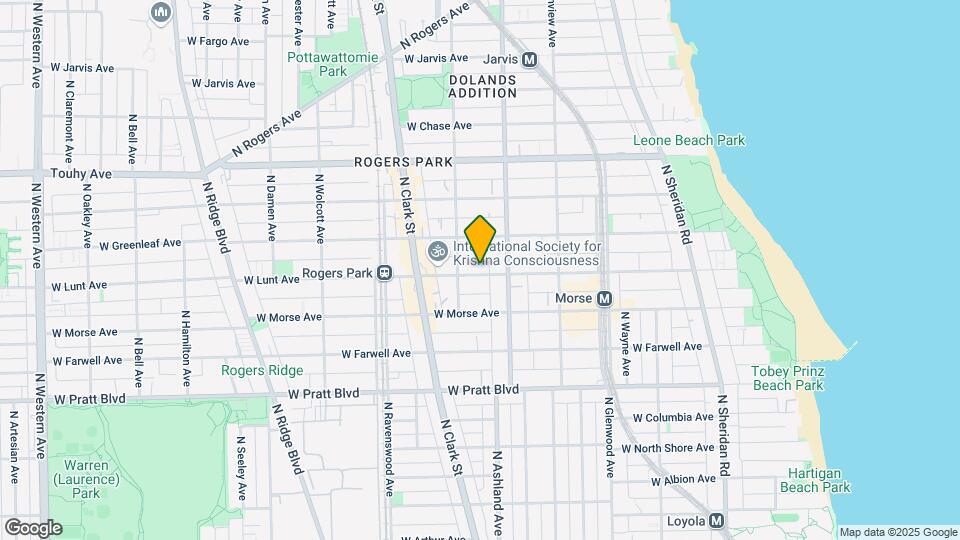 1628 W Lunt Ave, Unit 2A Map and Location Details