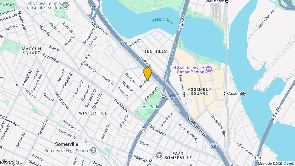 93 Grant St, Unit 3 Mapa y Detalles de la Ubicación