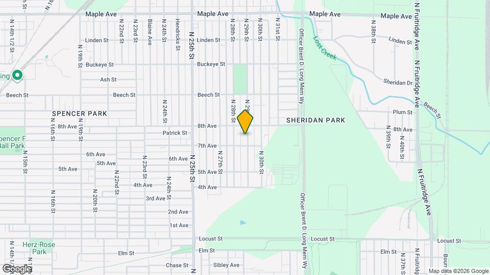 1512-1514 N 29th St Map and Location Details