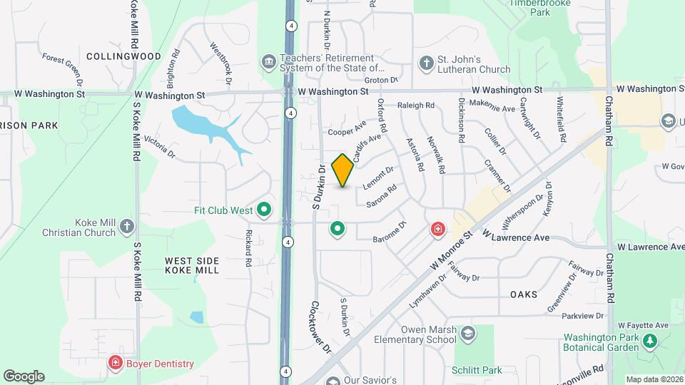 The Meadows on Durkin Mapa y Detalles de la Ubicación