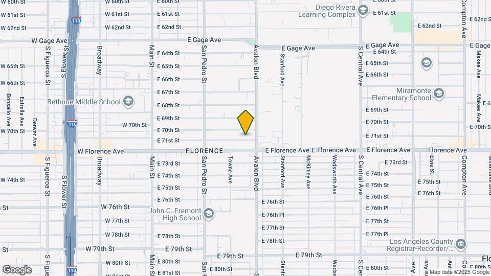 439 E 71st St Map and Location Details