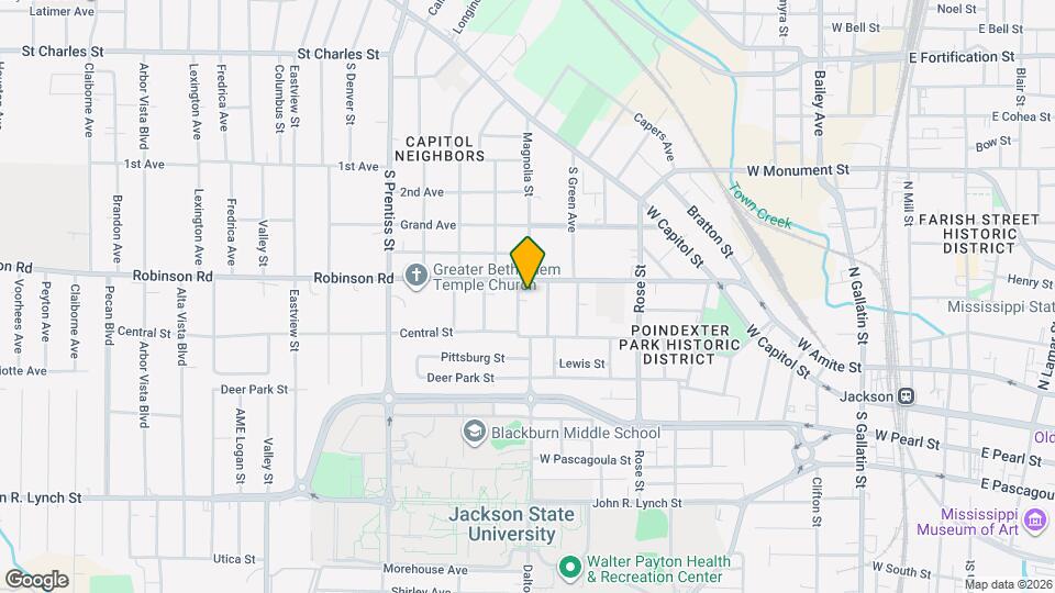 620 Magnolia St Map and Location Details