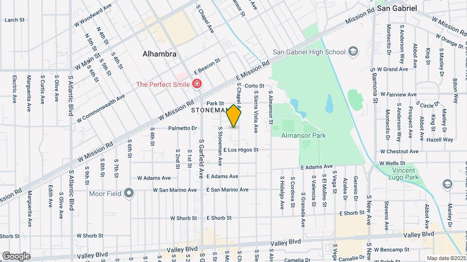 805 S Chapel Ave Mapa y Detalles de la Ubicación