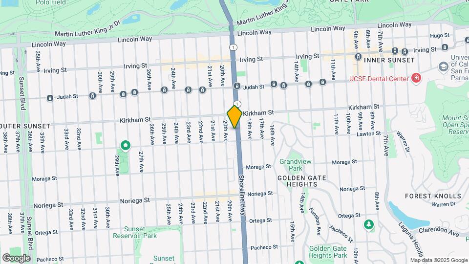 1567 19th Ave Mapa y Detalles de la Ubicación
