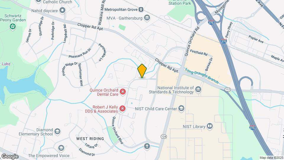 742 Quince Orchard Blvd, Unit #T1 Map and Location Details