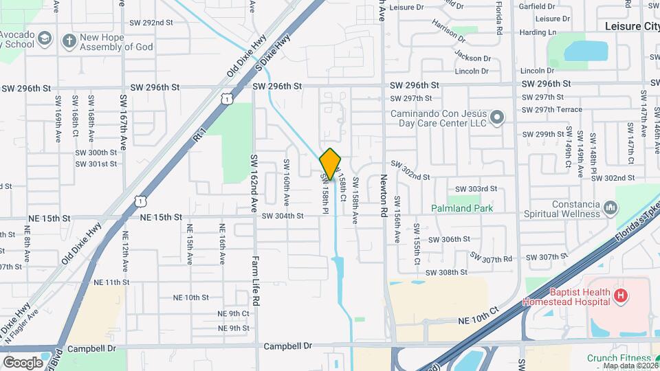 30207 SW 158th Pl Mapa y Detalles de la Ubicación