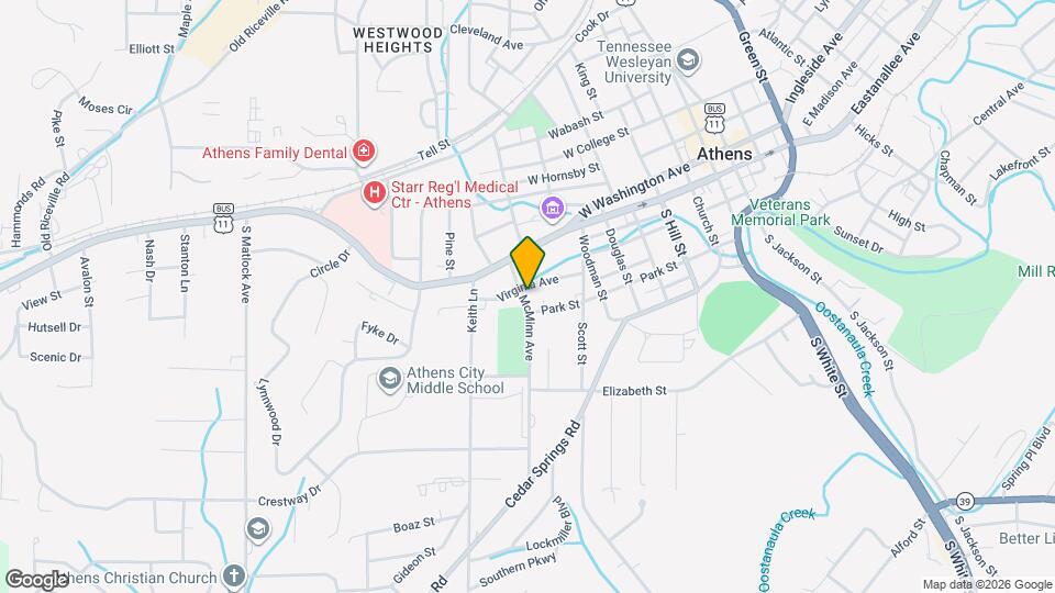 103 McMinn Ave Map and Location Details