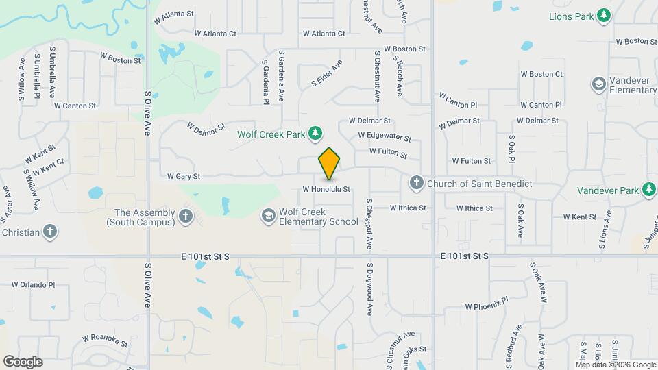 2520 W Honolulu St Map and Location Details