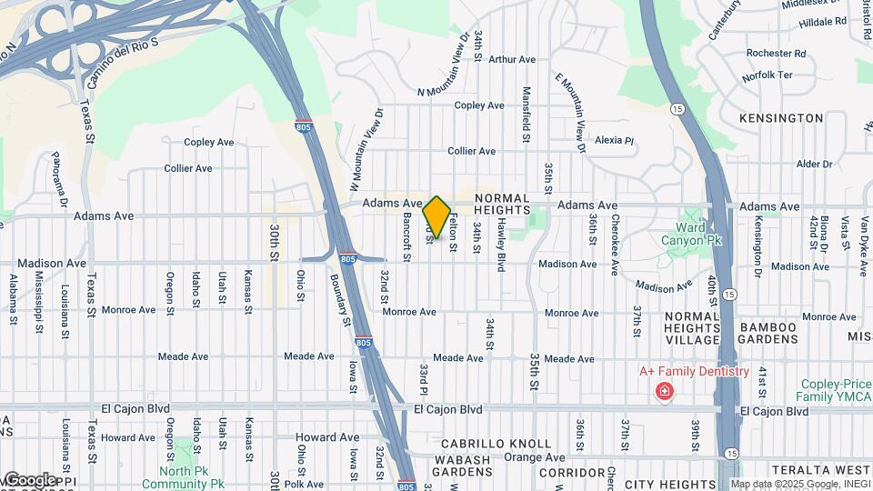 4627 33rd St Map and Location Details