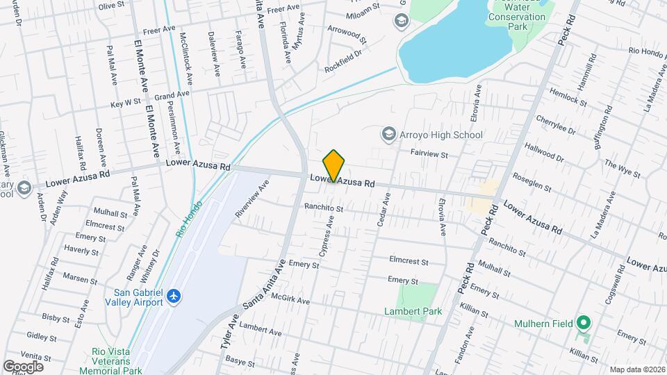 11052 Lower Azusa Rd, Unit 8 Map and Location Details