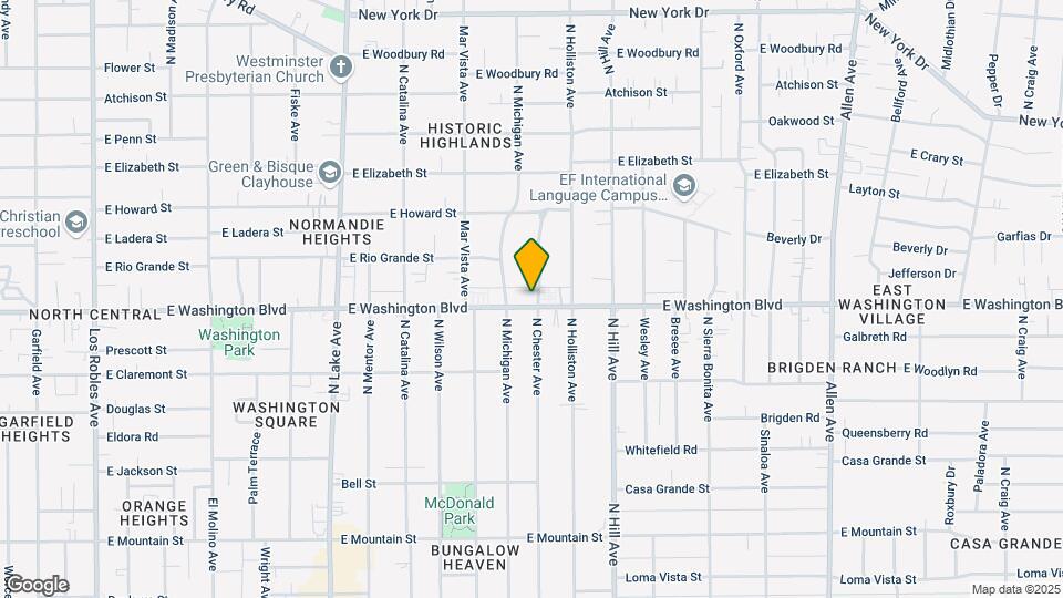 1253-1367 E Washington Blvd Map and Location Details