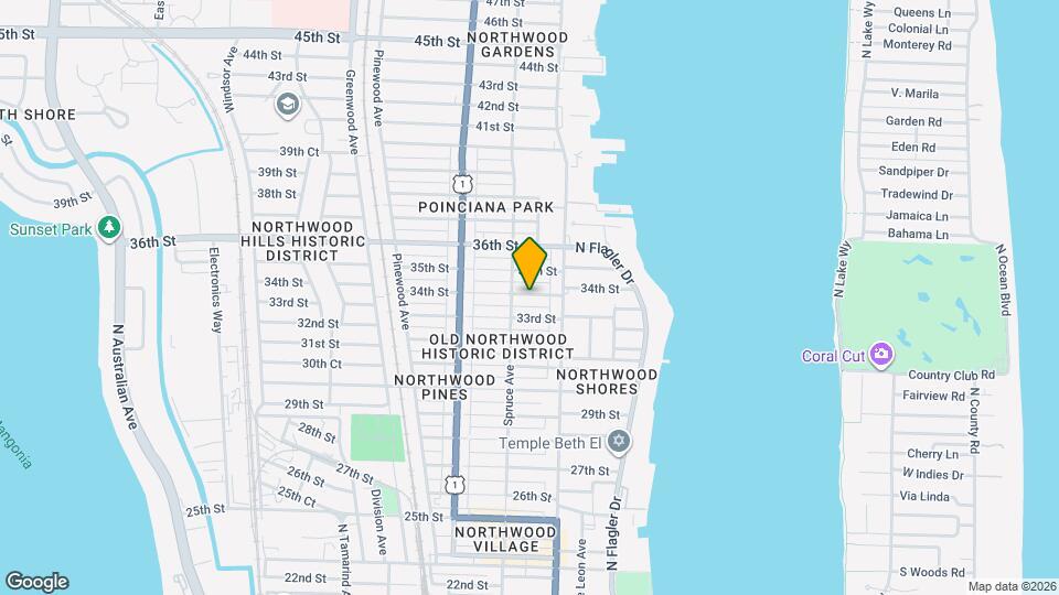 426 34th St Mapa y Detalles de la Ubicación