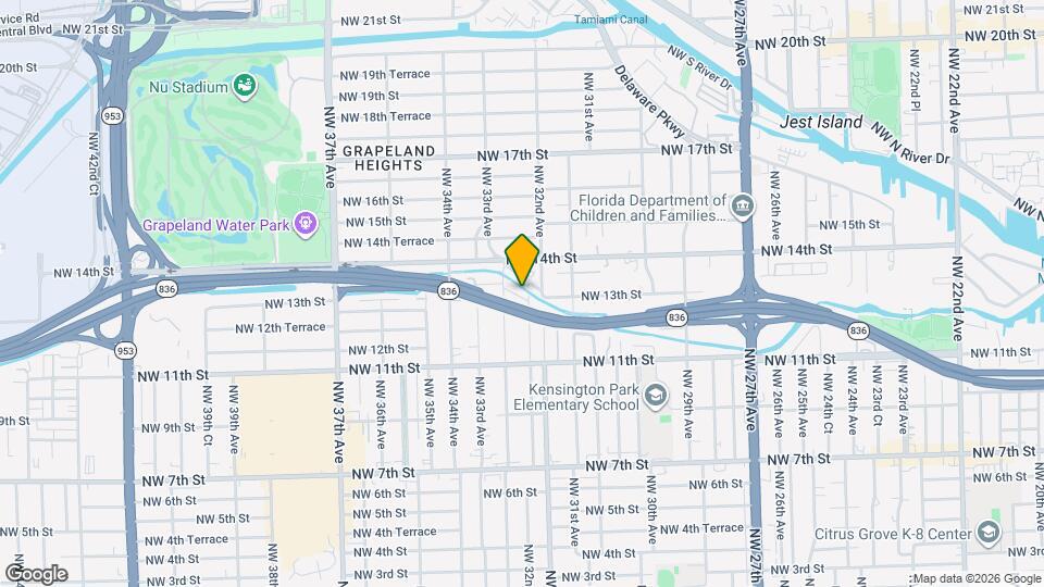 3211 NW 13th Terrace Map and Location Details
