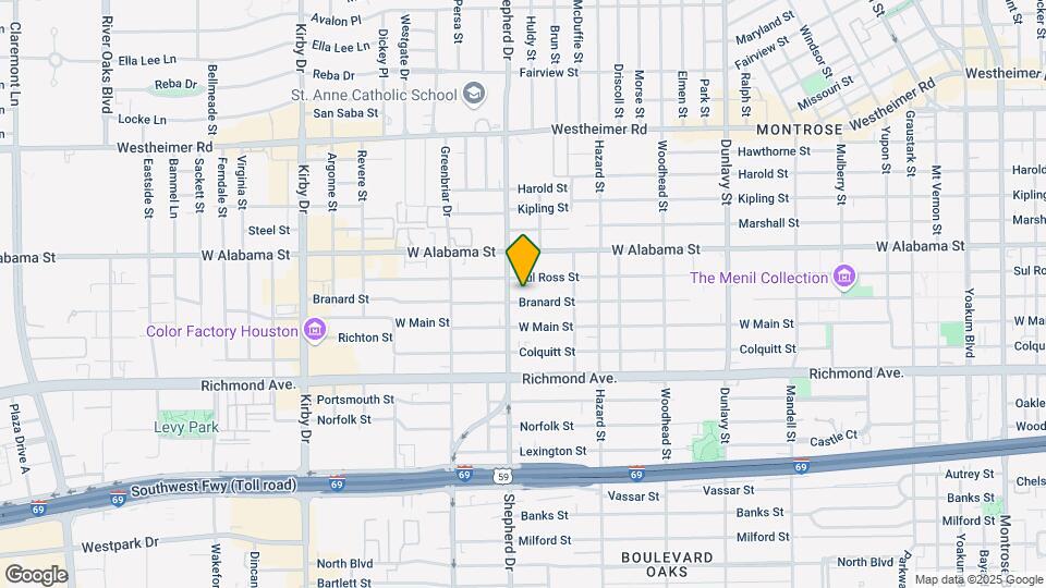 2052 Branard St Map and Location Details