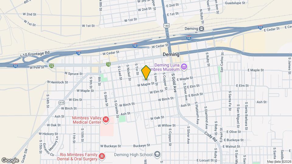 320 S Zinc St Map and Location Details