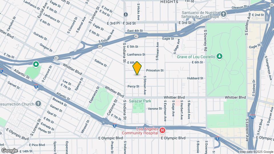 3757 E Hubbard St Mapa y Detalles de la Ubicación