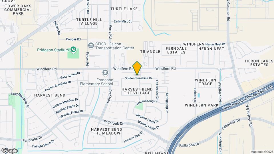 9210 Golden Sunshine Dr Map and Location Details