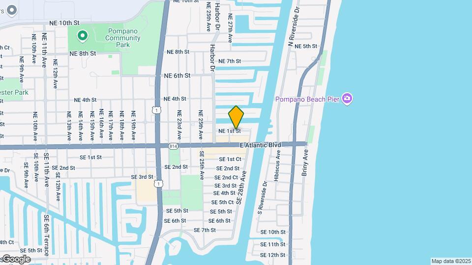 2722 NE 1st St Map and Location Details