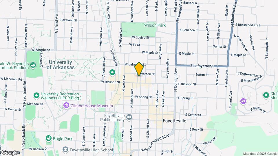 315 N Rollston Ave Mapa y Detalles de la Ubicación