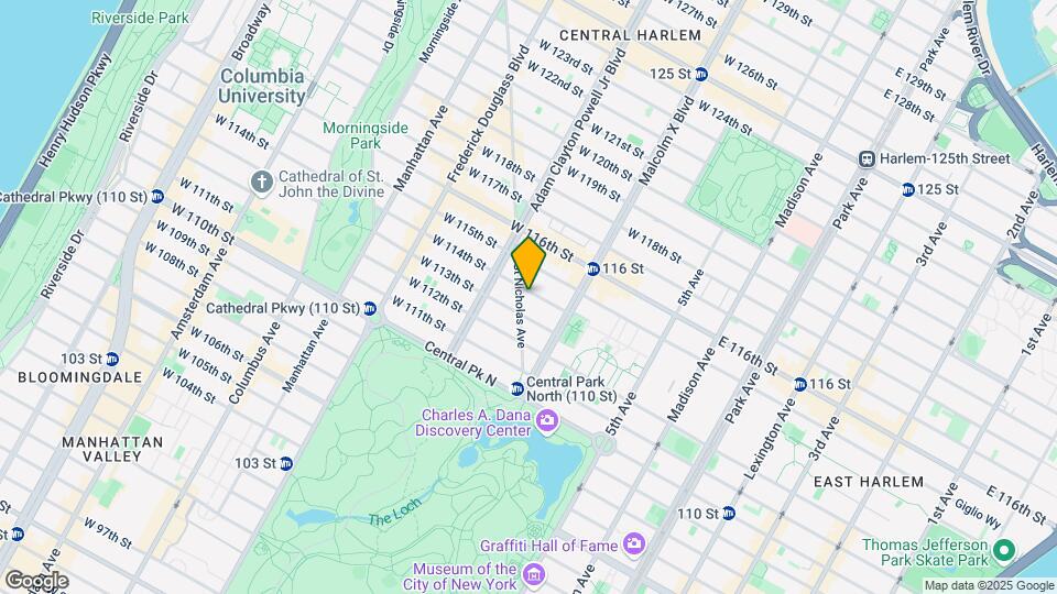 66 Saint Nicholas Ave Mapa y Detalles de la Ubicación
