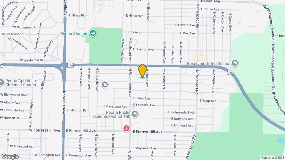 803 E London Ave Map and Location Details