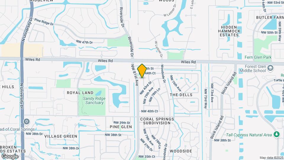 4350 NW 80th Ave Map and Location Details