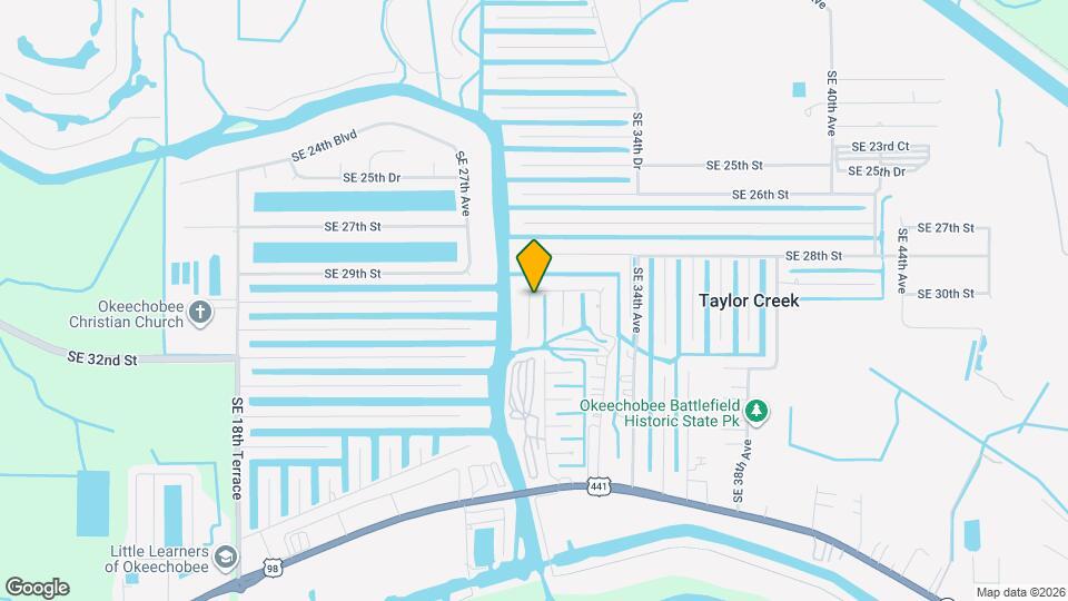 2912 SE 29th Terrace Mapa y Detalles de la Ubicación