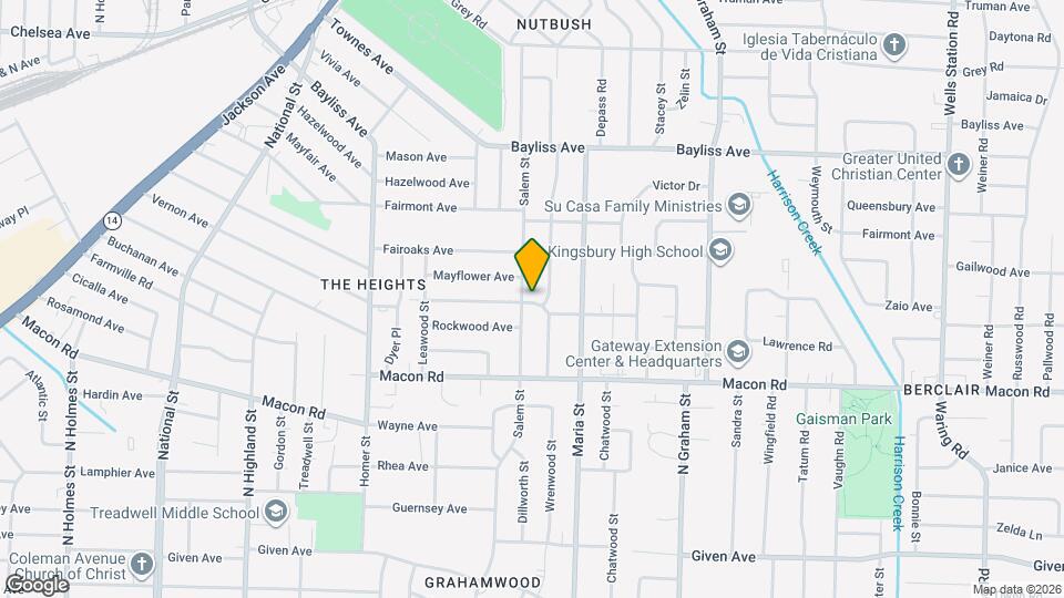 3818 Vernon Ave Map and Location Details