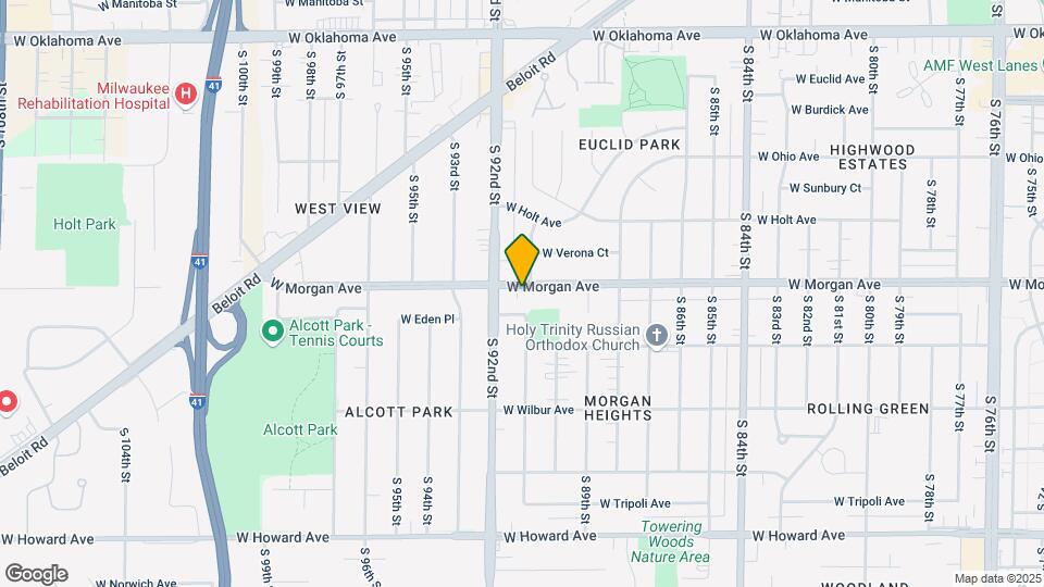 9101 W Morgan Ave Map and Location Details