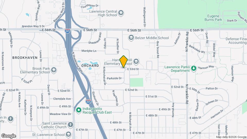 7406 E 53rd St Map and Location Details
