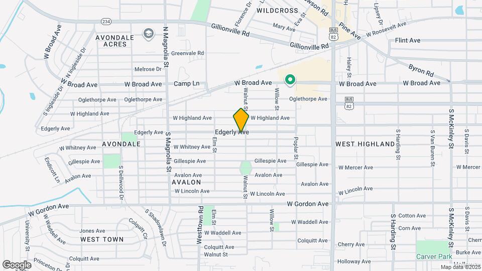 1402 Edgerly Ave Map and Location Details