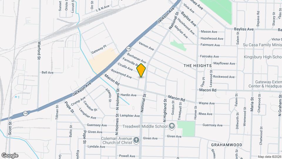 1156 Panama St Map and Location Details