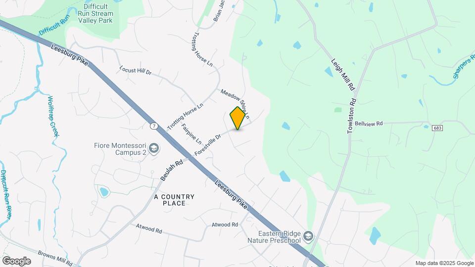 1221 Forestville Dr Map and Location Details