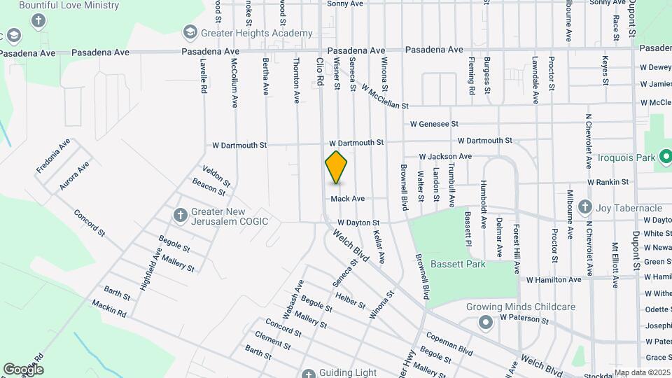 2613 Wisner St Map and Location Details