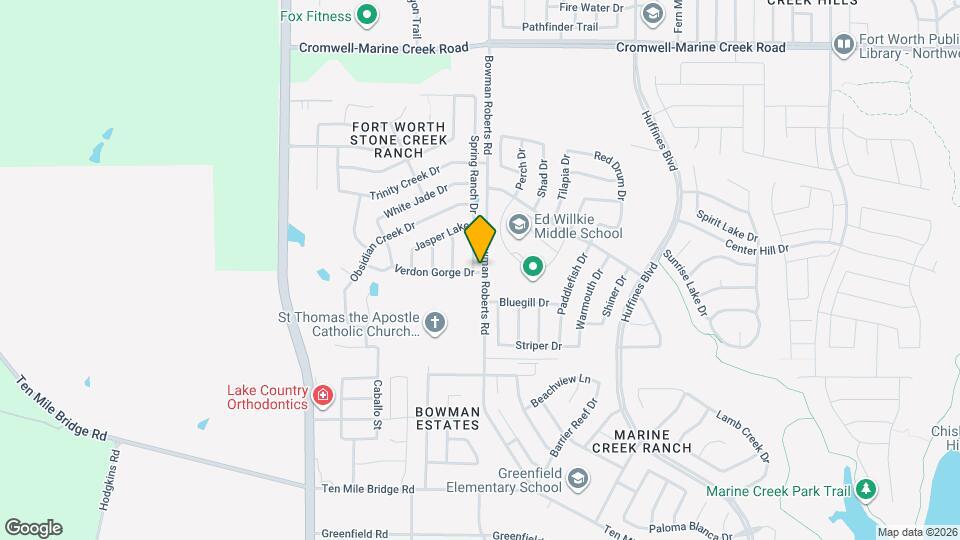 6000 Spring Ranch Dr Mapa y Detalles de la Ubicación