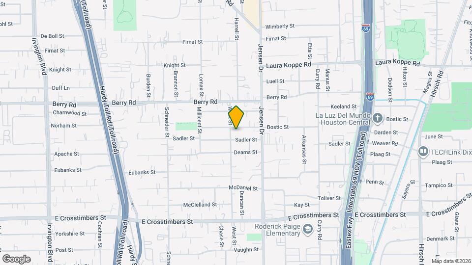 2608 Bostic St Map and Location Details